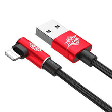 Load image into Gallery viewer, Baseus 90 Degree USB Cable fast Charging data Cable L Type