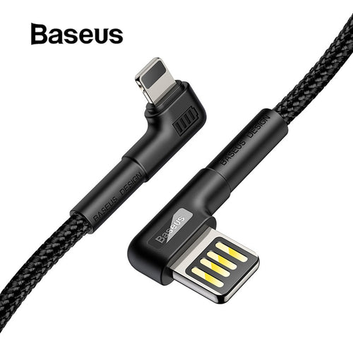 Baseus Dual Bend Design USB Cable for iPhone 2M